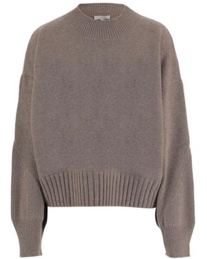 Malo Ribbed-Knit Sweater - Gray