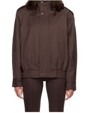 Frankie Shop Bomber Jacket - Brown
