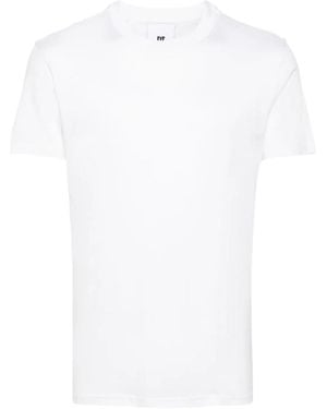 PT01 Pt Torino Plain Lightweight Crewneck T-Shirt - White