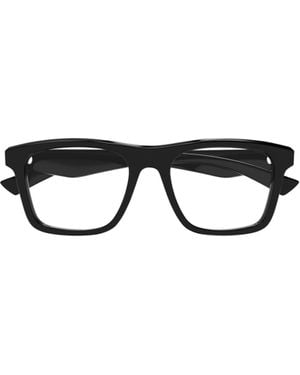 McQueen Eyewear Square Frame Glasses - Black