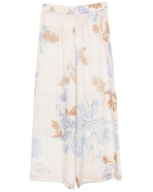 Seventy Wide Leg Trousers - White