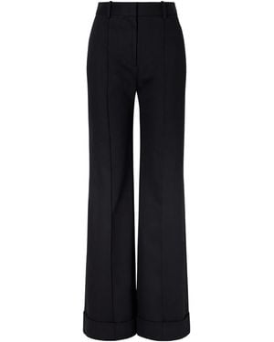 Adam Lippes High-Waisted Loose Trousers - Black