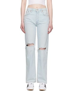 RE/DONE High Rise Loose Jeans - Multicolour