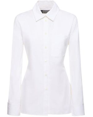 Jacquemus La Chemise De Costume Bare-Back Shirt - White