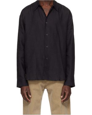 Studio Nicholson Button-Down Long-Sleeved Shirt - Blue