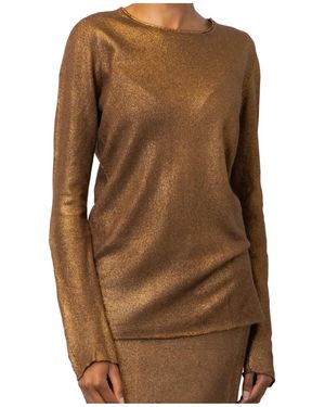 Avant Toi Long-Sleeved Jumper - Brown