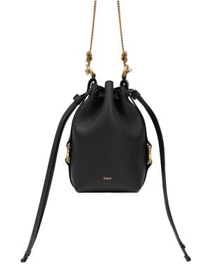 Chloé Chloé Marcie Micro Bucket Bag - Black