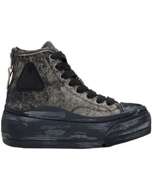 R13 Kurt High-Top Trainers - Black