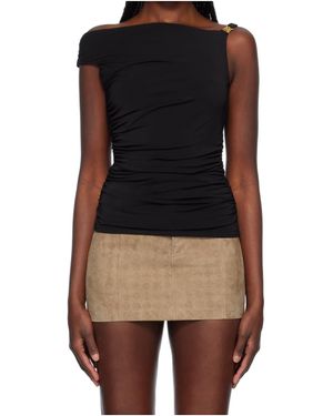 Amiri Off-The-Shoulder Tops - Black