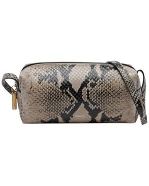 KHAITE Zippered Shoulder Bag - Gray