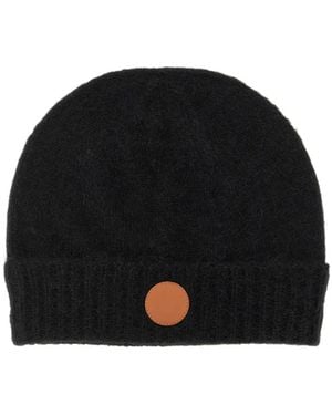 Vivienne Westwood 'Orb' Patch Beanie - Black
