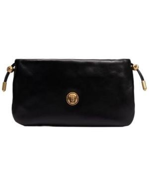 Versace Medusa Logo Shoulder Bag - Black
