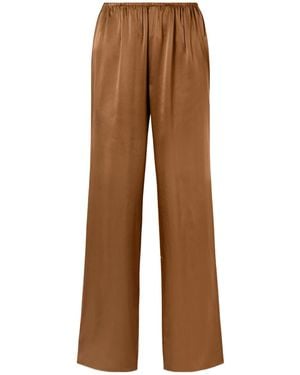 Co. Straight-Leg Casual Trousers - Brown