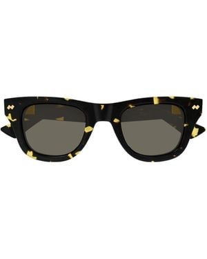 Bottega Veneta Eyewear Dizzy Square Frame Sunglasses - Multicolor