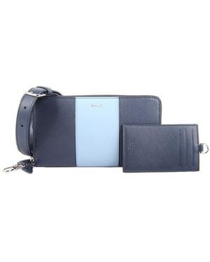 Bally Logo Wallet - Blue