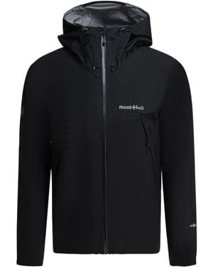 Montbell Waterproof Hooded Jacket - Blue