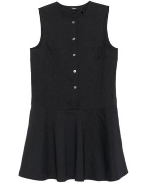 Theory Sleeveless Mini Dress - Black