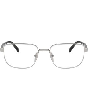 Prada Eyewear Rectangular Frame Glasses - Black