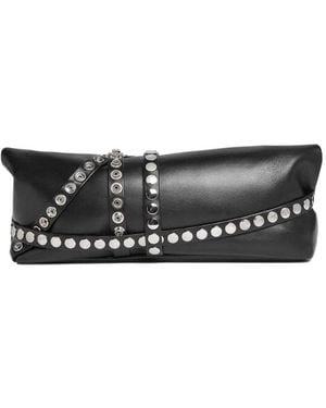 DSquared² Allover Studs Clutch Bag - Black