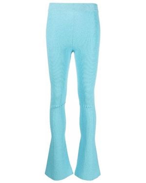 Jacquemus Stretch Bootcut Trousers - Blue