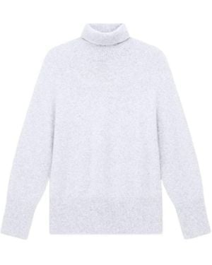 Giorgio Armani Oversized Turtleneck Sweater - White
