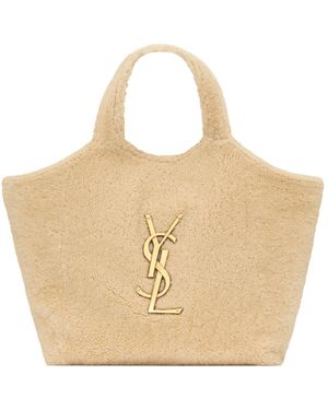 Saint Laurent Icare Handbag - Natural