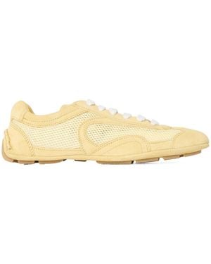 Prada Monte Carlo Low-Top Sneakers - Natural