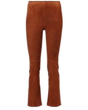 Stouls Suede Leggings - Brown