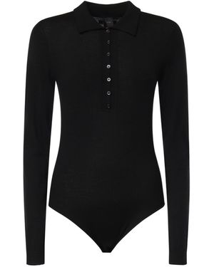 Pinko Long-Sleeve Bodysuit - Black