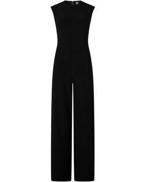 Norma Kamali Round-Neck Jumpsuit - Black