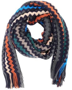 Missoni Tasseled Scarf - Blue