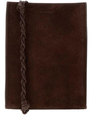 Jil Sander Tangle Small Shoulder Bag - Brown