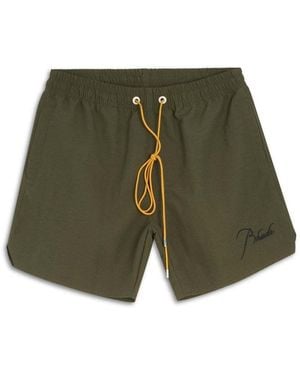 Rhude Drawstring Swim Shorts - Green