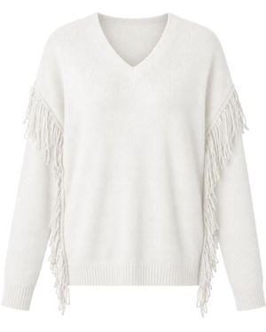 Twinset Logo Knitwear - White