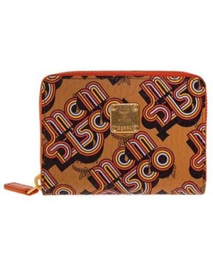 MCM Zip-Around Wallet - Brown