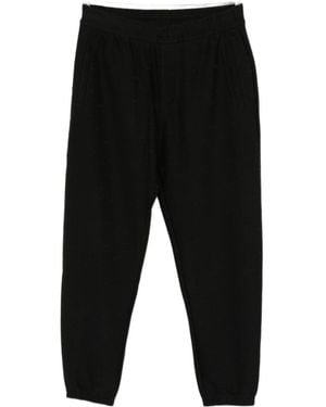 Emporio Armani Cotton Blend Joggers - Black