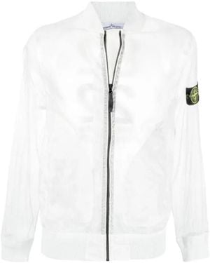 Stone Island Bomber Jacket 433Q2 - White