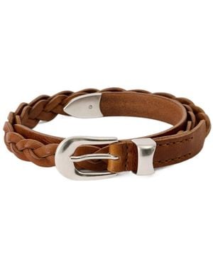 Our Legacy Braided Buckle Belt - Brown