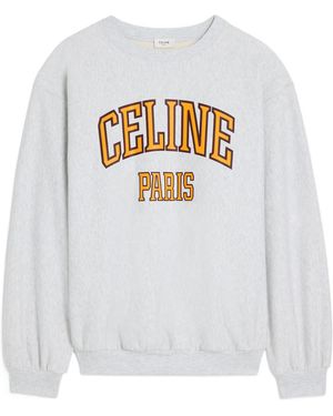 Celine Loose Sweatshirt - White