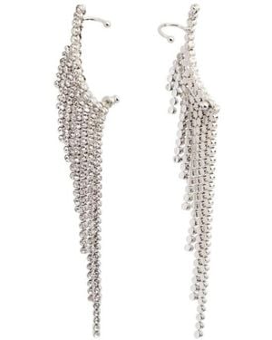 Rabanne Asymmetrical Pendant - White