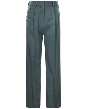 Blazé Milano Blazé Milano Mystere Fox Pleated Trousers - Blue