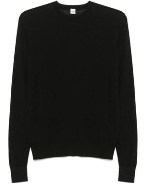 TOTEME Totême Long-Sleeved Crewneck Jumper - Black
