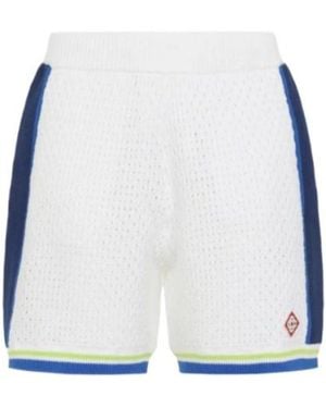 CASABLANCA Knitted Shorts - Blue