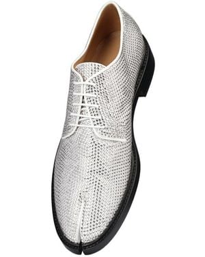 Maison Margiela Embellished Lace-Up Shoes - White
