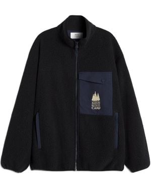Maison Kitsuné Maison Kitsuné Casual Fleece Jacket - Black