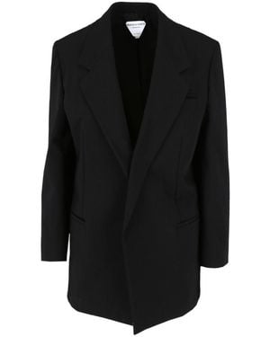 Bottega Veneta Long Sleeve Blazer - Black