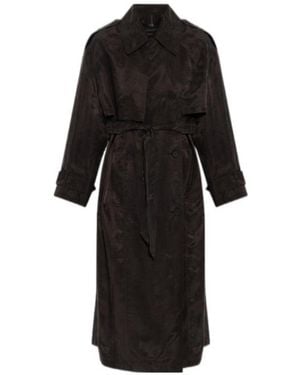 AllSaints Linnie Belted Trench Coat - Black