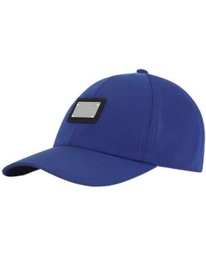 Dolce & Gabbana Logo Plaque Baseball Cap - Blue