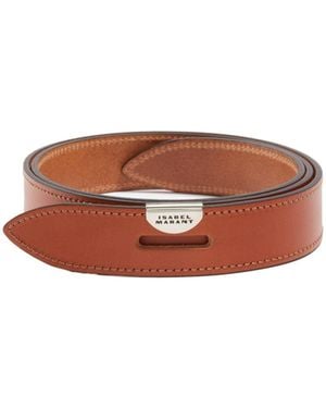 Isabel Marant Leather Belt - Brown