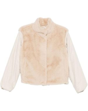Herno Faux-Fur Jacket - Natural